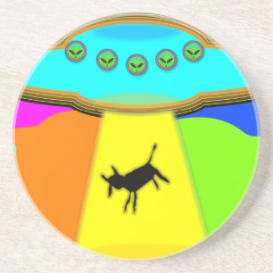 Alien Entführung Getränkeuntersetzer