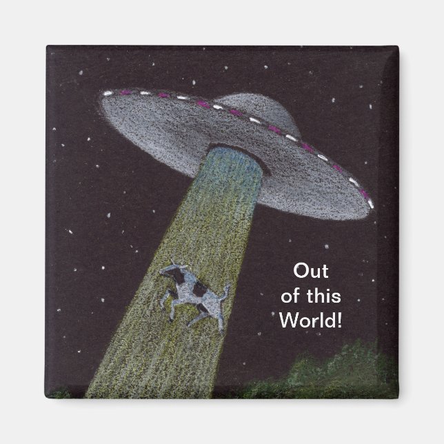 Alien Entführung Magnet (Vorne)