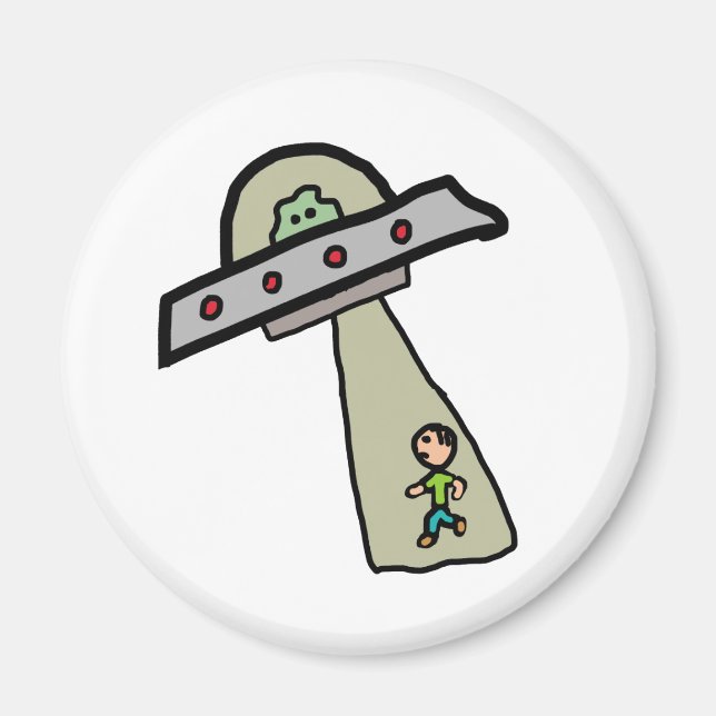 Alien Entführung Magnet (Vorne)