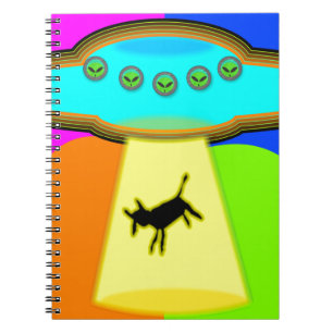 Alien Entführung Notizblock