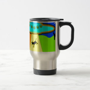 Alien Entführung Reisebecher