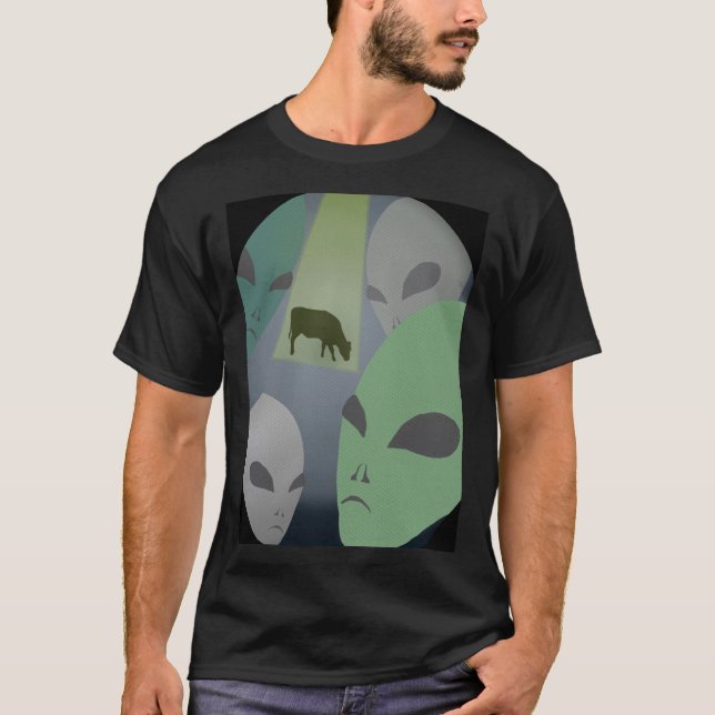 Alien Entführung T-Shirt (Vorderseite)