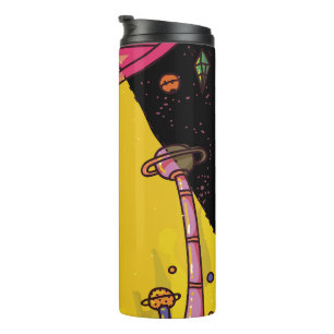 Alien Entführung Thermosbecher