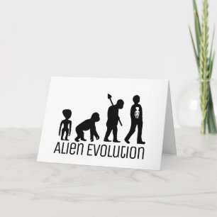 Alien Evolution, extraterrestrische Alien Karte