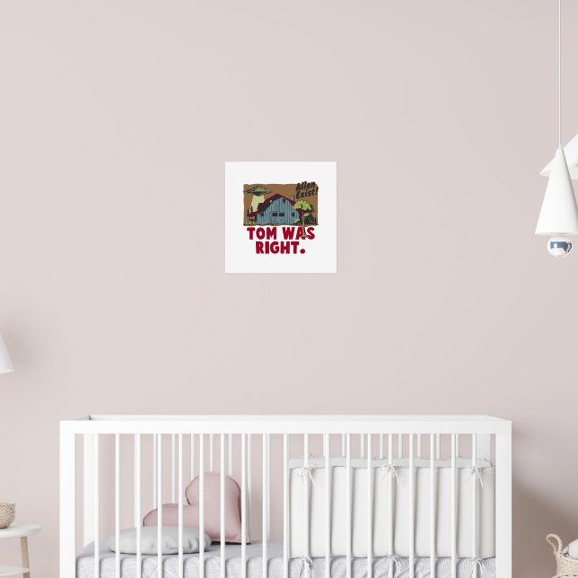 Alien existiert poster (Kinderzimmer 2)