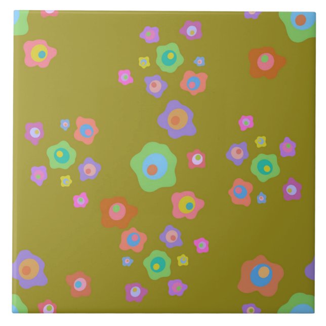 Alien Eyeballs Armada ITTOI Fliese (Vorderseite)