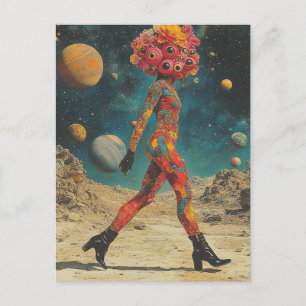 Alien Eyes Postkarte