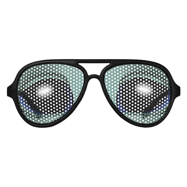 Alien Eyes Sunglasses Spaß Alien Kostümgeschenke Sonnenbrille (Vorderseite)