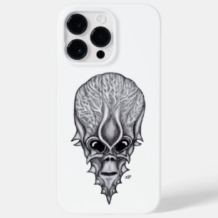 Alien Face, Afrikanische Schädelfaust Wiederaufbau Case-Mate iPhone 14 Pro Max Hülle