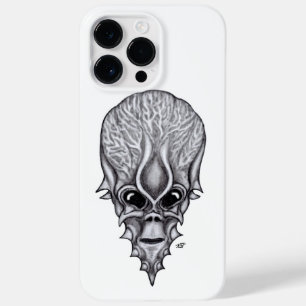 Alien Face, Afrikanische Schädelfaust Wiederaufbau Case-Mate iPhone 14 Pro Max Hülle