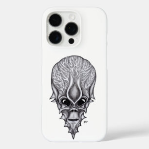 Alien Face, Afrikanische Schädelfaust Wiederaufbau iPhone 16 Pro Hülle