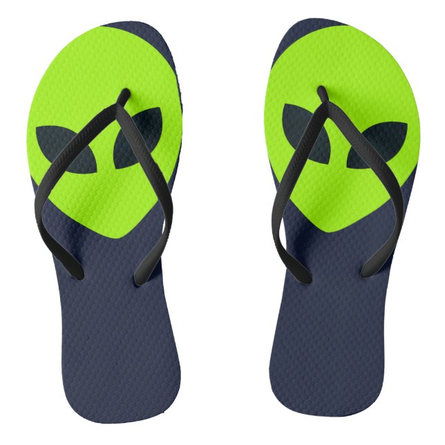 ALIEN FACE FLIP FLOPS (Fußbett)