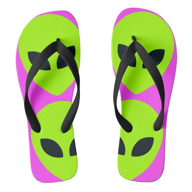 ALIEN FACE FLIP FLOPS (Fußbett)