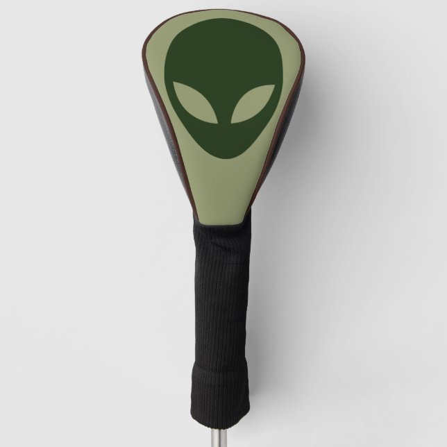 Alien Face Golf Headcover (Vorderseite)