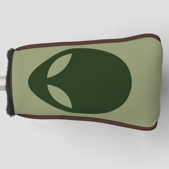 Alien Face Golf Headcover (Vorderseite)