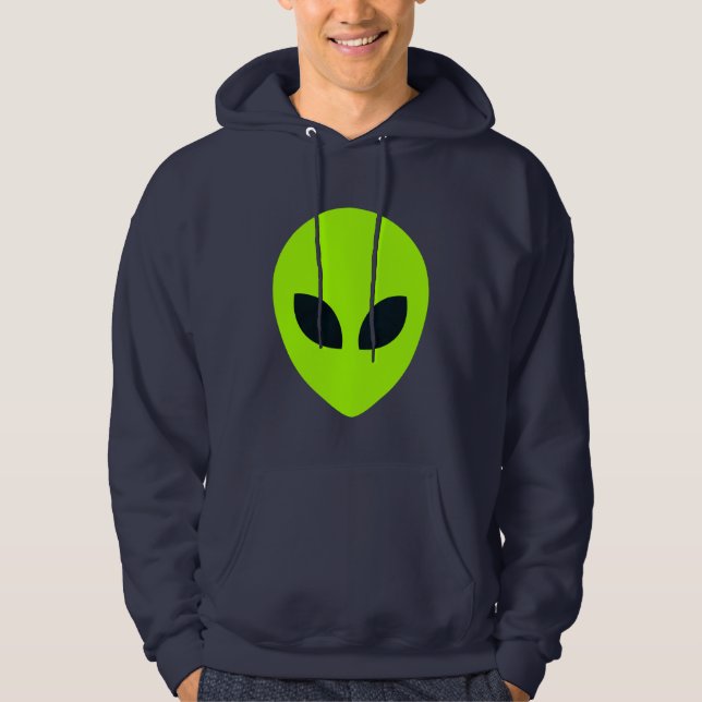ALIEN FACE HOODIE (Vorderseite)