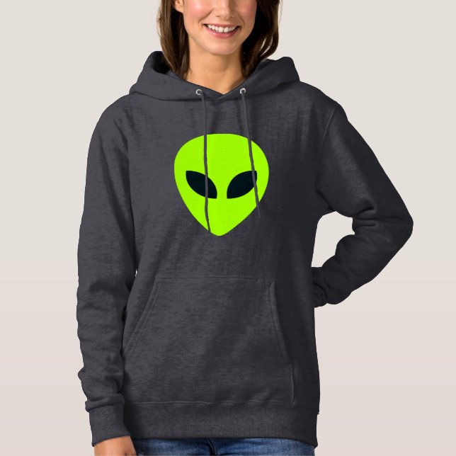 ALIEN FACE HOODIE (Vorderseite)