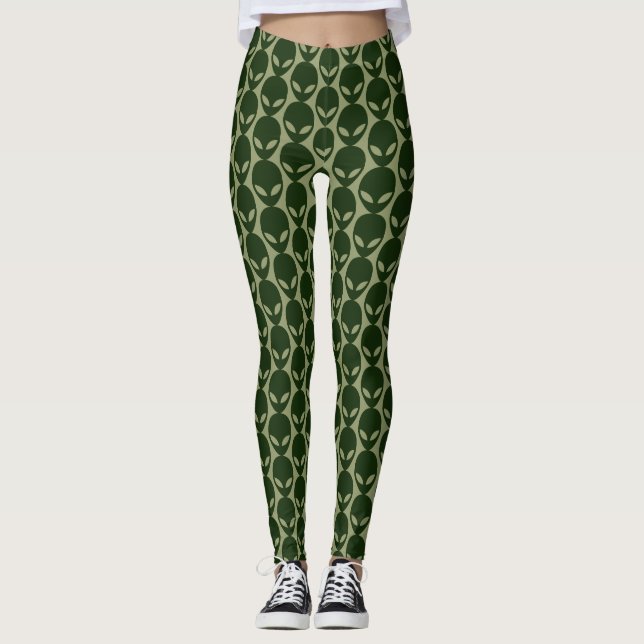 Alien Face Leggings (Vorderseite)