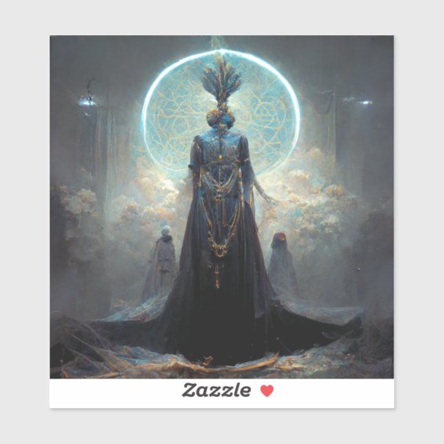 Alien Fee 3 Fantasy Sci-Fi Aufkleber (Blatt)