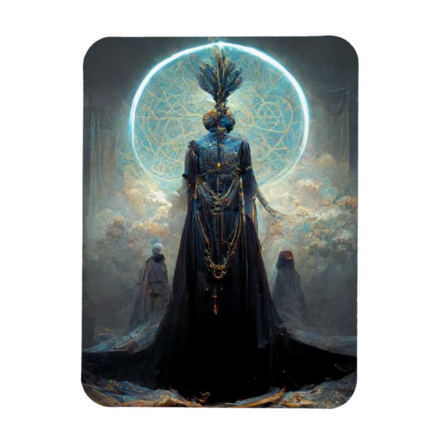 Alien Fee 3 Fantasy Sci-Fi Magnet (Vertikal)