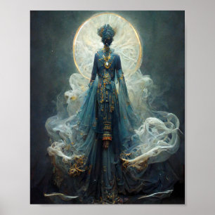 Alien Fee 4 Fantasy Sci-Fi Art Poster