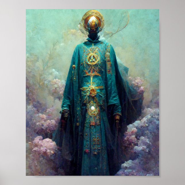 Alien Fee 5 Fantasy Sci-Fi Art Poster (Vorne)