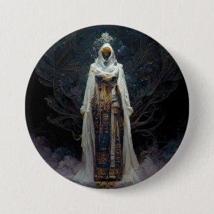 Alien Fee Fantasy Sci-Fi Button