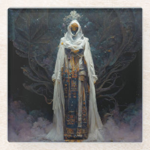 Alien Fee Fantasy Sci-Fi Glasuntersetzer