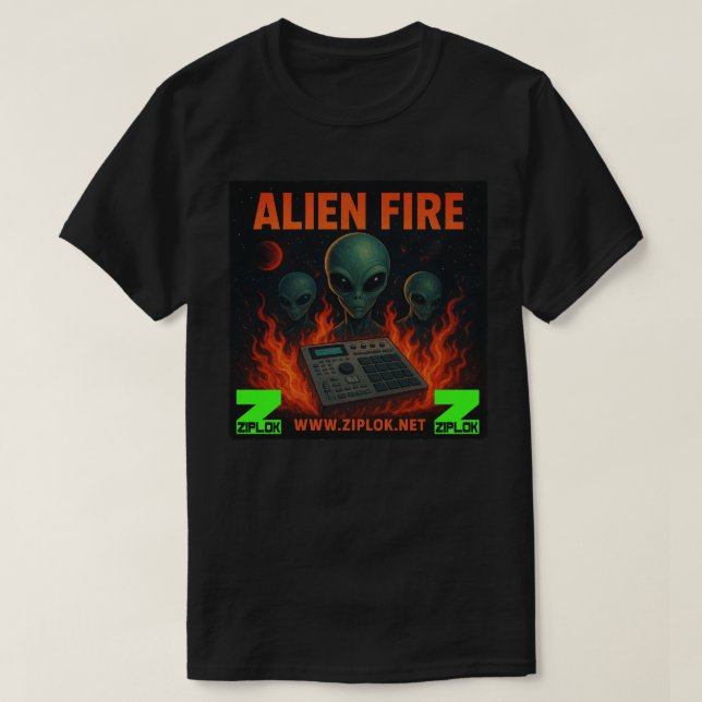 Alien Fire - T-Shirt (Design vorne)