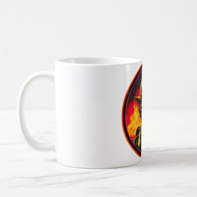 Alien Firefighter Kaffeetasse (Links)