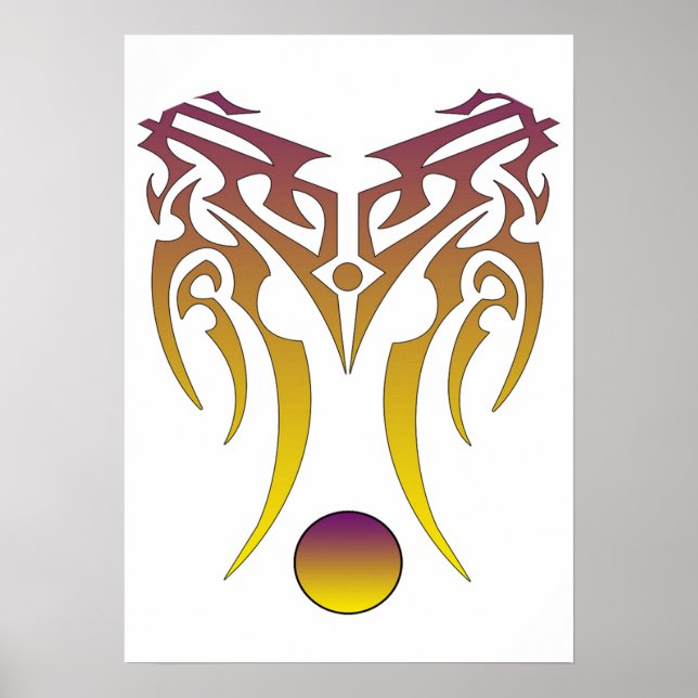 Alien Football Poster (Vorne)