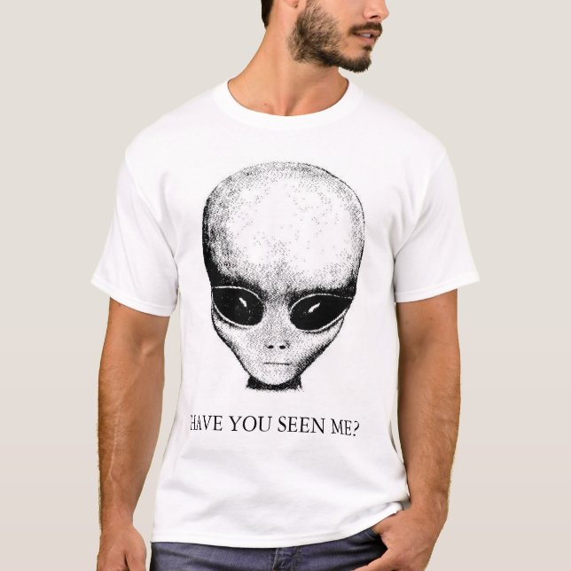 Alien-Foto T-Shirt (Vorderseite)