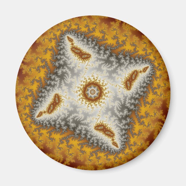 Alien - Fraktal Magnet (Vorne)