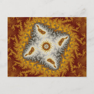 Alien - Fraktal Postkarte