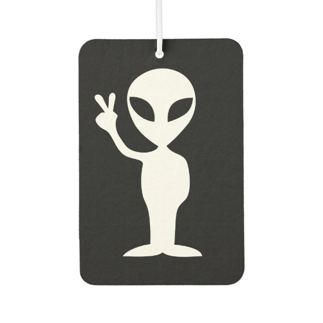 Alien Frieden Autolufterfrischer (Vorderseite)