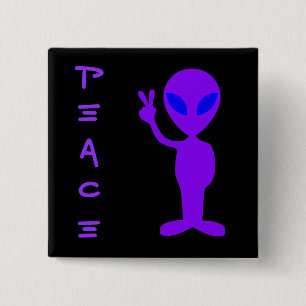 Alien Frieden Button