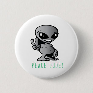 Alien-Frieden Button