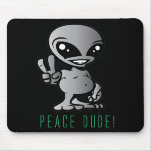 Alien-Frieden Mousepad