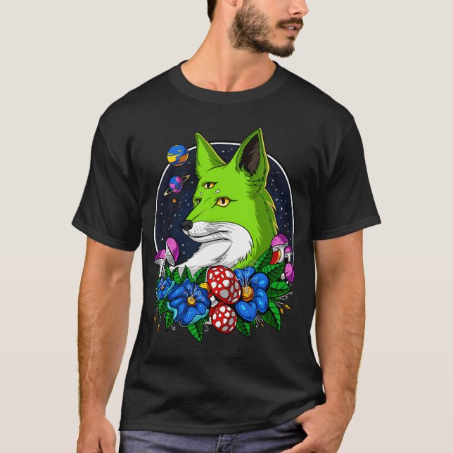 Alien Fuchs T-Shirt (Vorderseite)