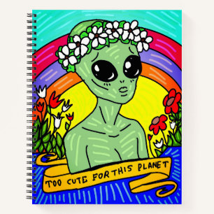 ALIEN für dieses Planet-Notebook niedlich Notizbuch