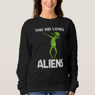 Alien für Kinder und Jugendliche Extraterrestrisch Sweatshirt