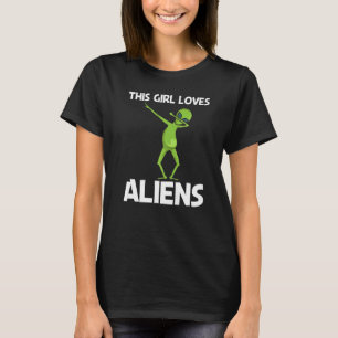 Alien für Mädchen Extraterrestrische Lebensdauer T-Shirt