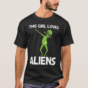 Alien für Mädchen Extraterrestrische Lebensdauer T-Shirt