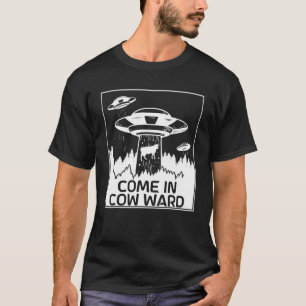Alien für Männer Bereich 51 Raumfahrt Kopf Grün Uf T-Shirt