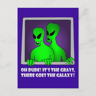 Alien GALAXY-5 Postkarte
