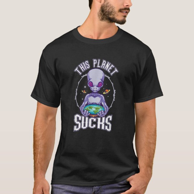 Alien Galaxy Ufo fan Sifi style streetwear top 2 (Vorderseite)
