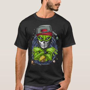 Alien Gangstа Weltraum UFO T-Shirt