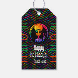 Alien Gefärbte Krawatte Leerzeichen benutzerdefini Geschenkanhänger