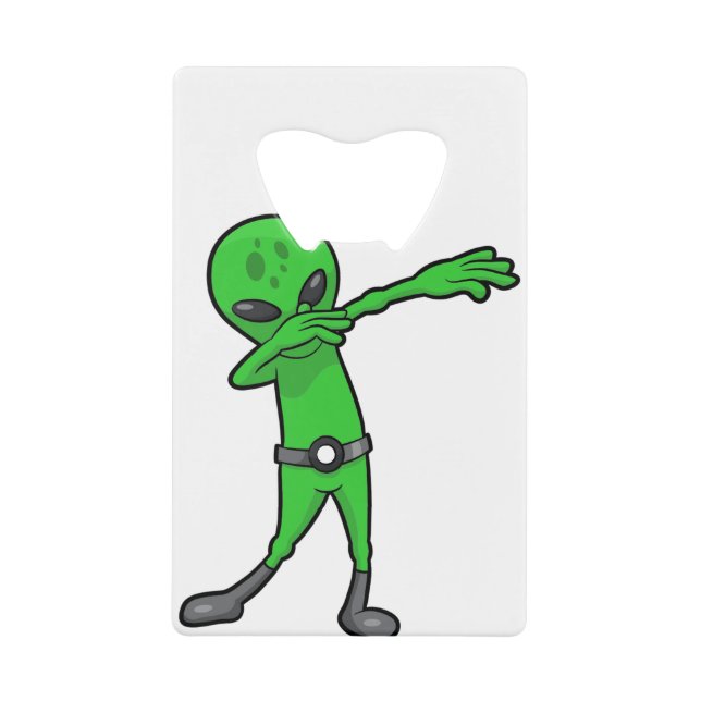 Alien Geldbeutel Flaschenöffner (Vorderseite)