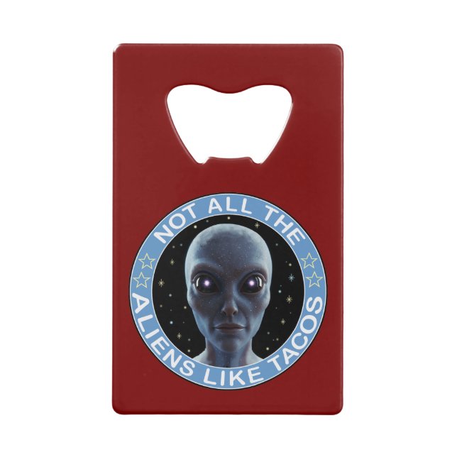 Alien Geldbeutel Flaschenöffner (Vorderseite)